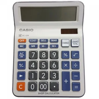 ماشین حساب کاسیو مدل DC12